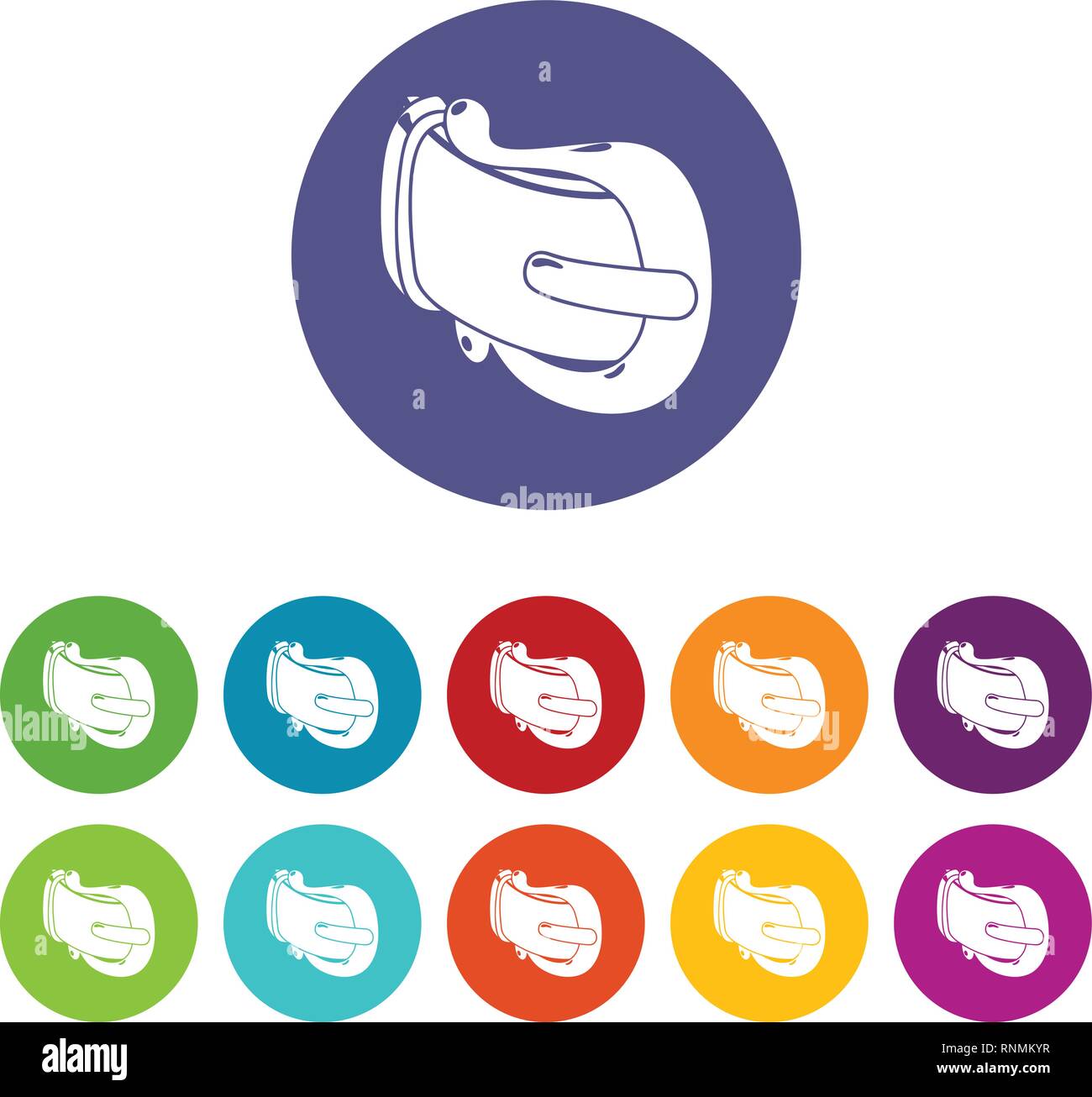 Modern woman belt icons set vector color Stock Vector Image & Art - Alamy