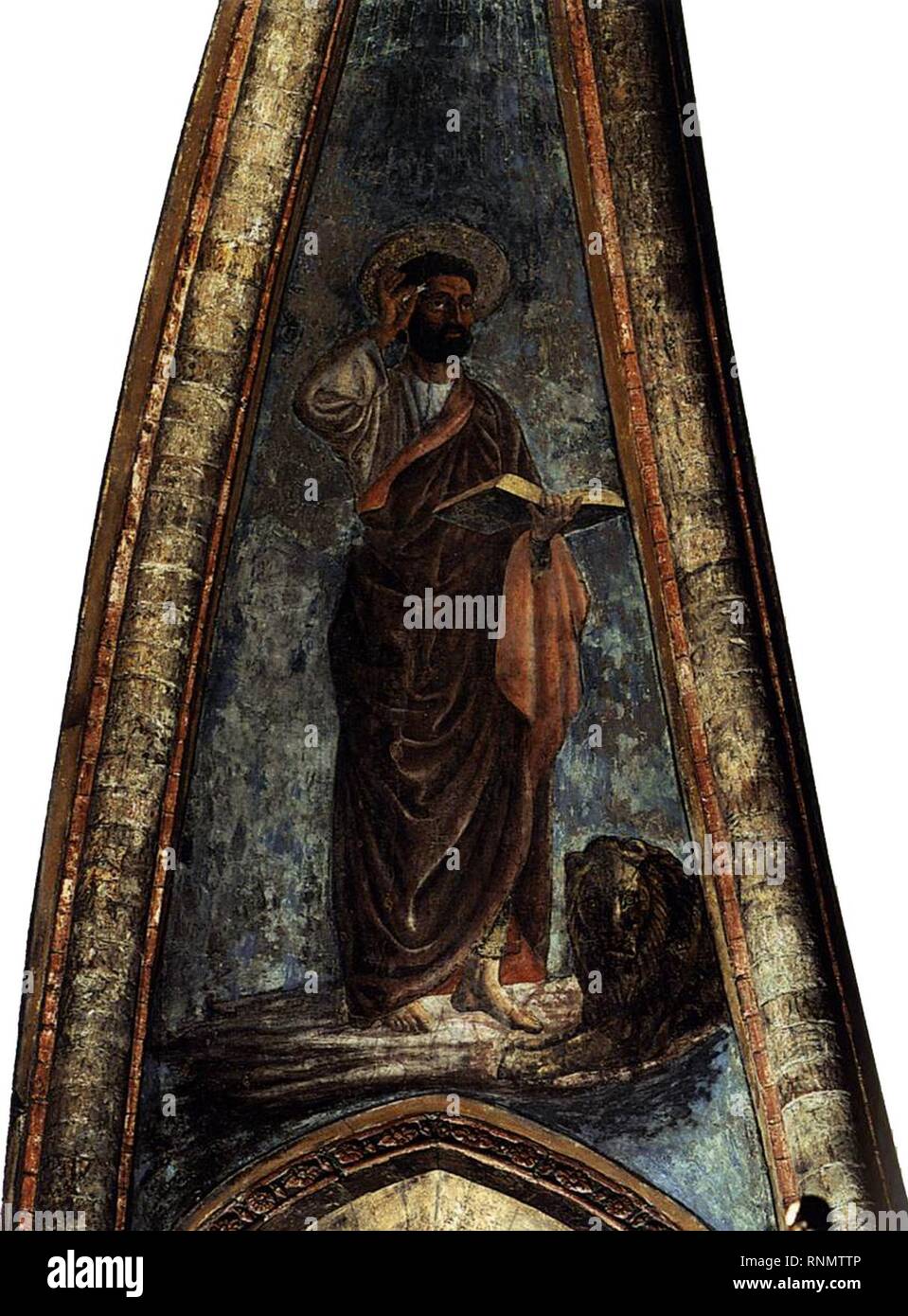 Andrea del castagno, affreschi di san zaccaria, san marco. Stock Photo