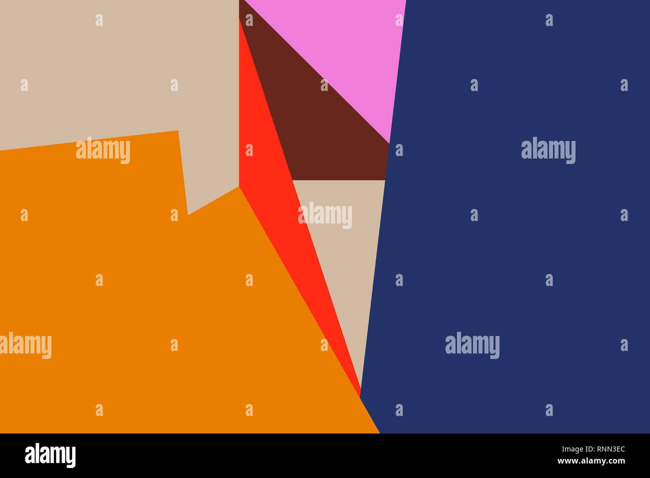 colourful shapes - geometric design Stock Photo - Alamy