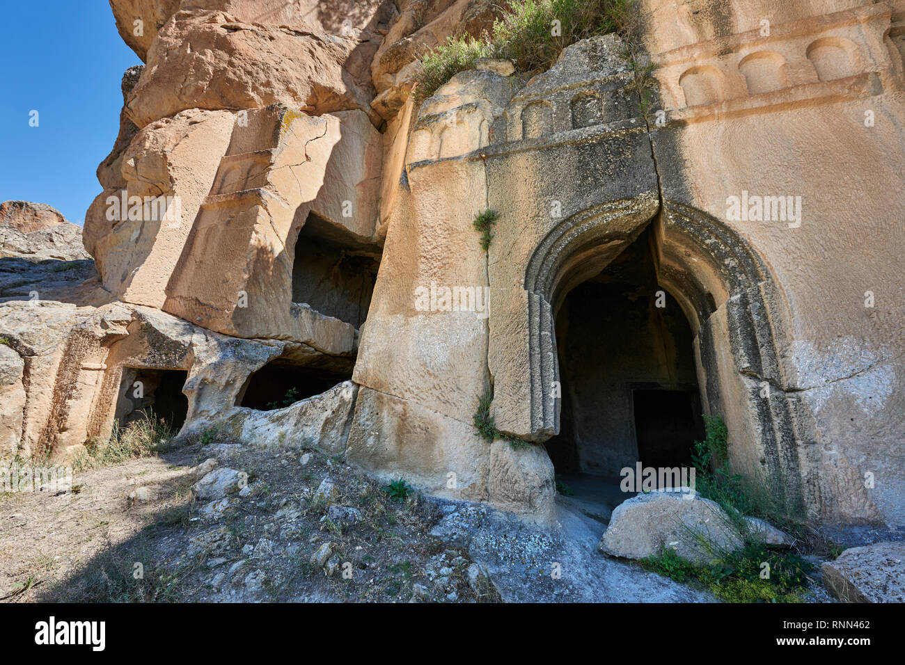Pictures & images of Kalburlu (St. Epthemios) church, 9th century, the Vadisi Monastery Valley, 'Manastır Vadisi”,  of the Ihlara Valley, Guzelyurt ,  Stock Photo