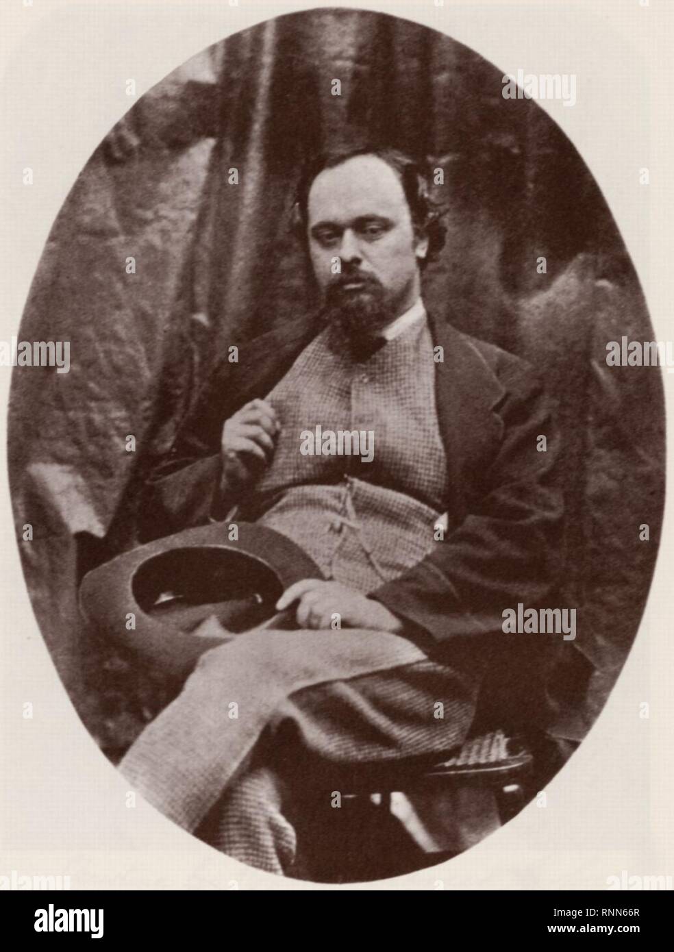 Carrol, Lewis - Dante Gabriel Rossetti (1828-1882) Stock Photo