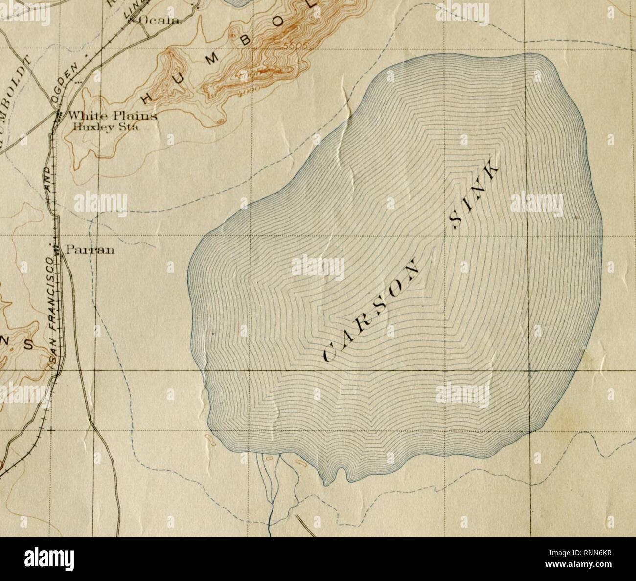 Carson Sink 1910 Stock Photo - Alamy