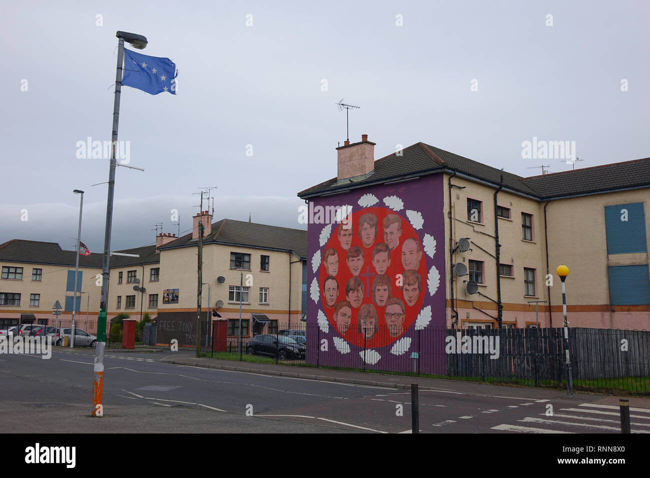 Creggan estate in Derry, Northern ireland Stock Photo Alamy