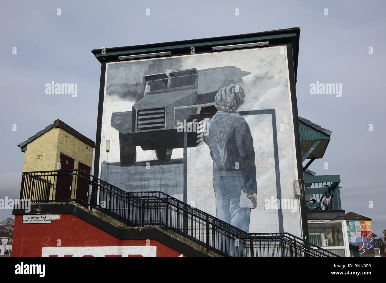 Bogside in Derry, Northern Ireland Stock Photo Alamy