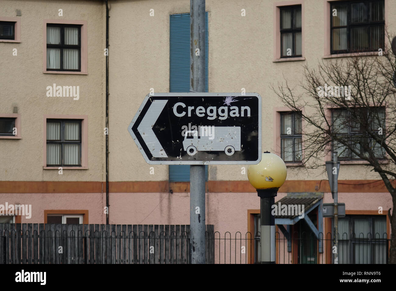 Creggan estate in Derry Stock Photo Alamy