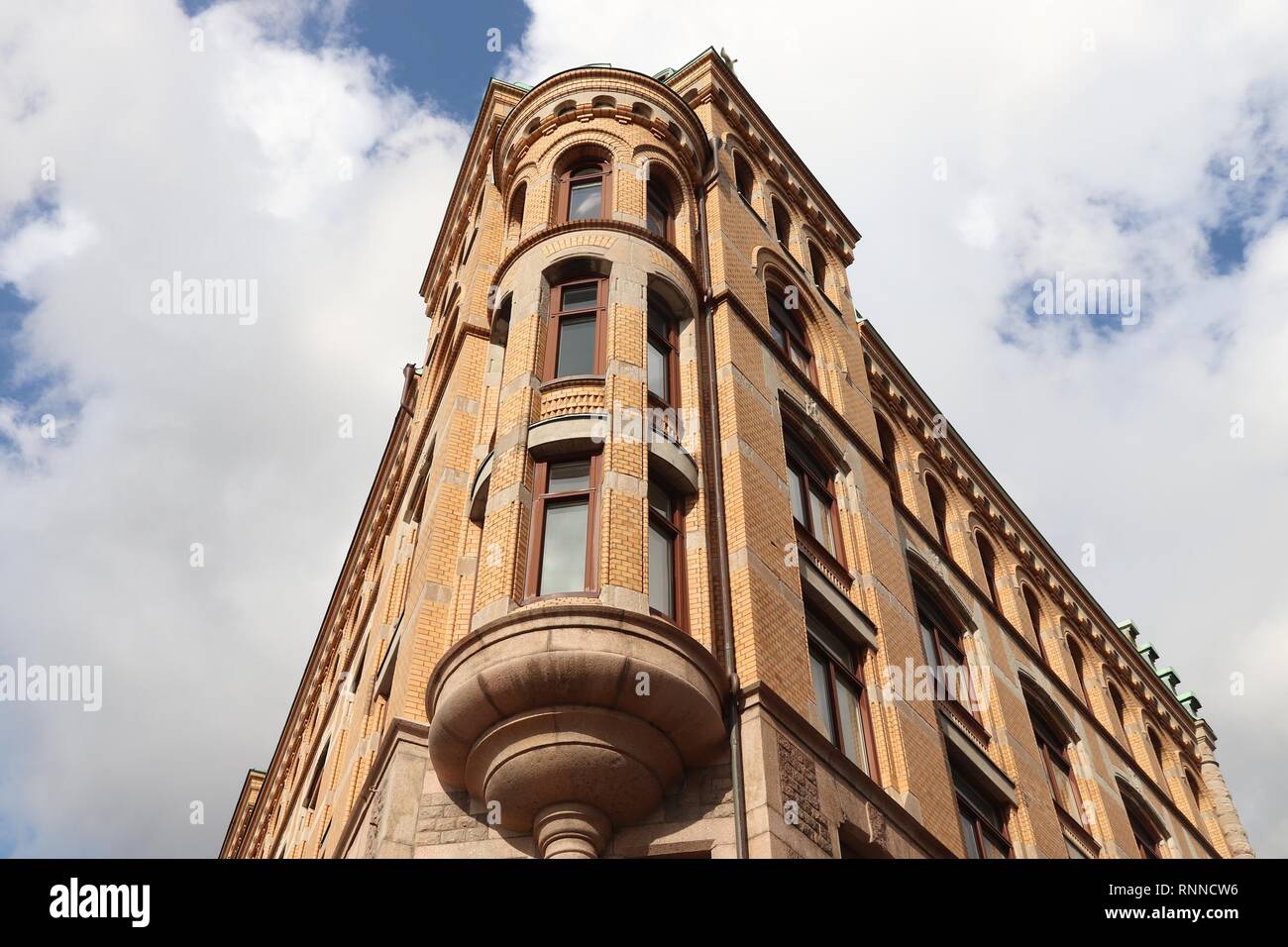 Gothenburg, Sweden old apartment building. Swedish residential