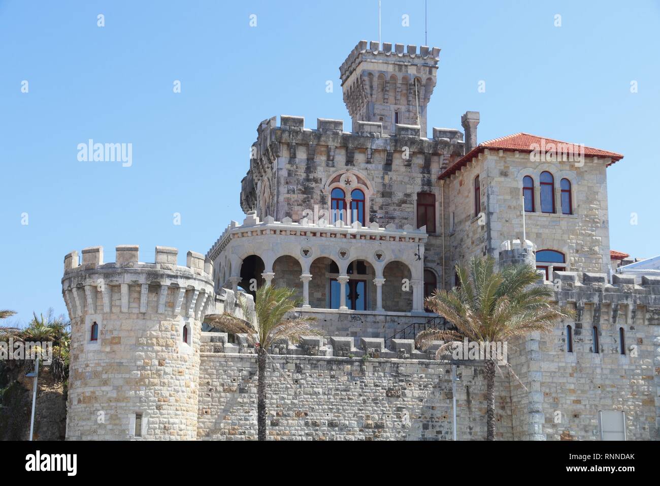 Forte Da Cruz castle in Estoril, Portugal. Stock Photo