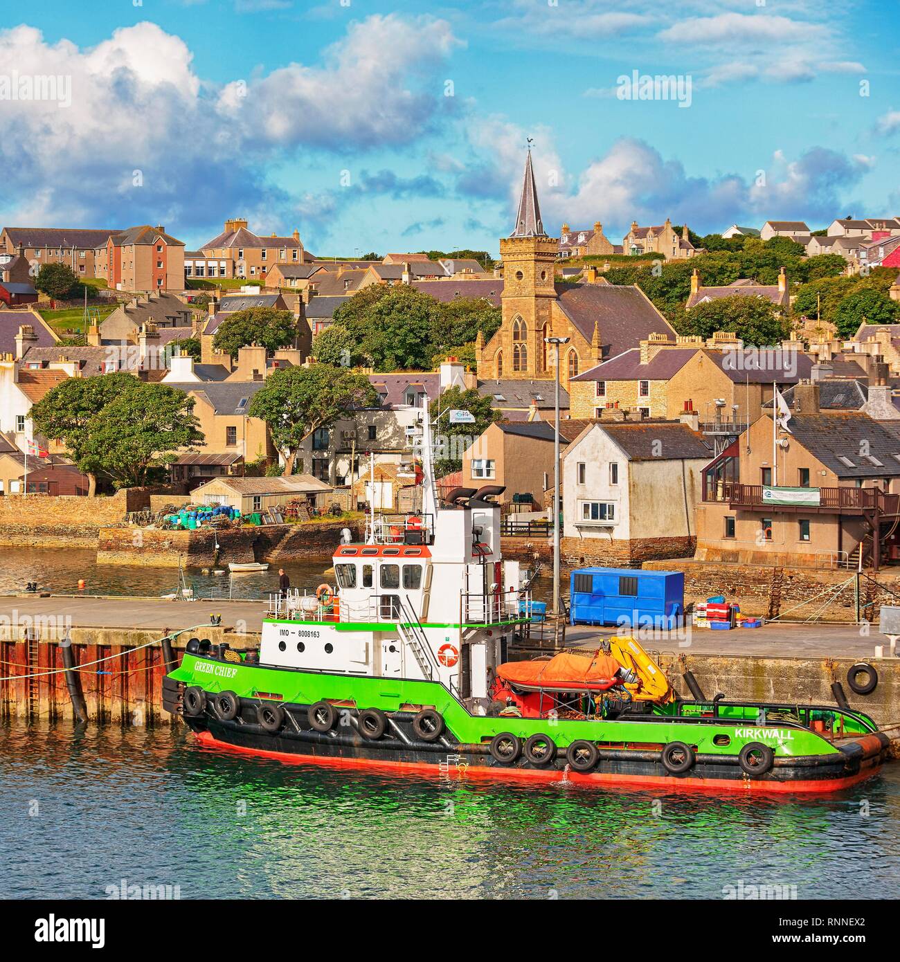 Port of Stromness, Mainland, Orkney Islands, Scotland, Great Britain Stock Photo