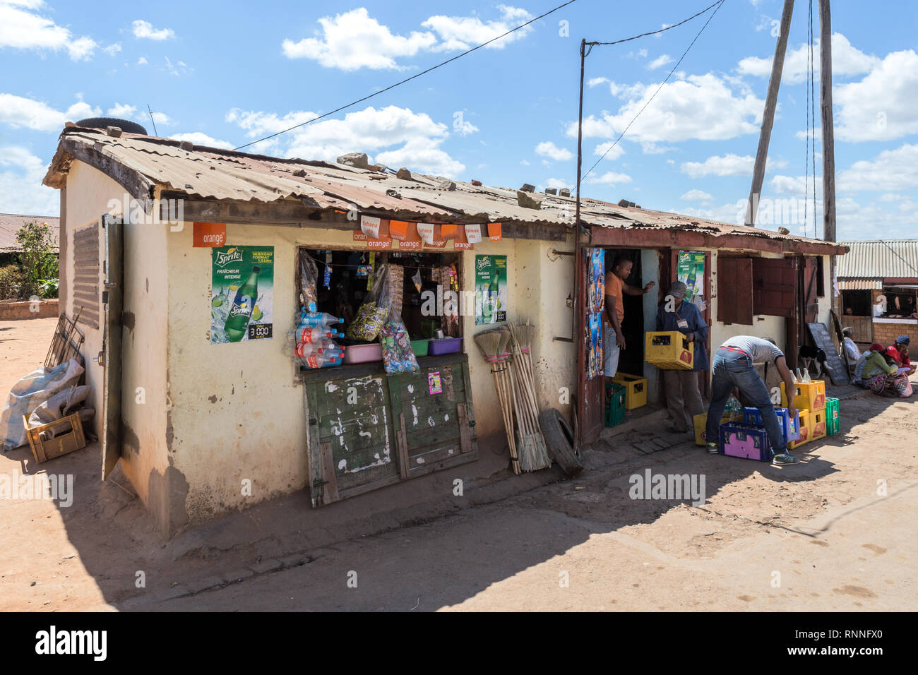 Shop, Ambohimnga, Madagascar Stock Photo