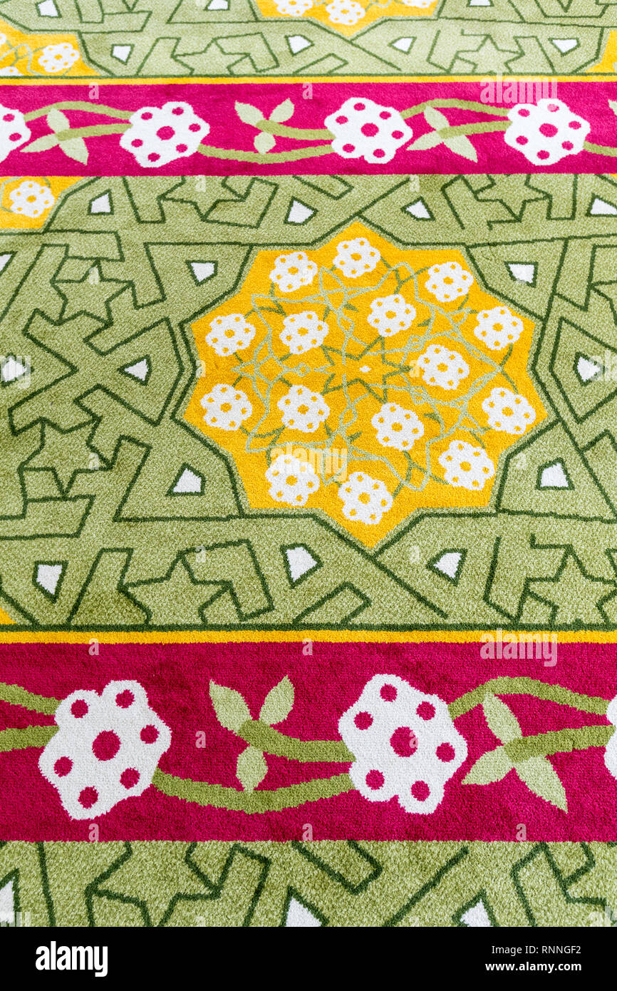Carpet Design, Masjid Sultan (Sultan Mosque), Kampong Glam, Singapore