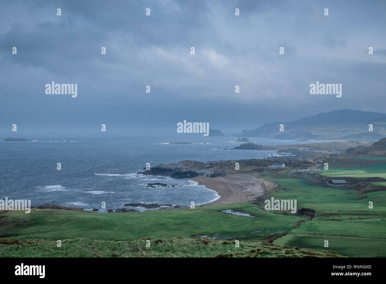 Coast at Malin Head in Ireland Stock Photo Alamy