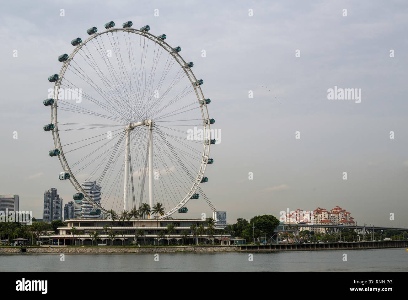 Singapore Flyer Observation Wheel, Singapore. Stock Photo