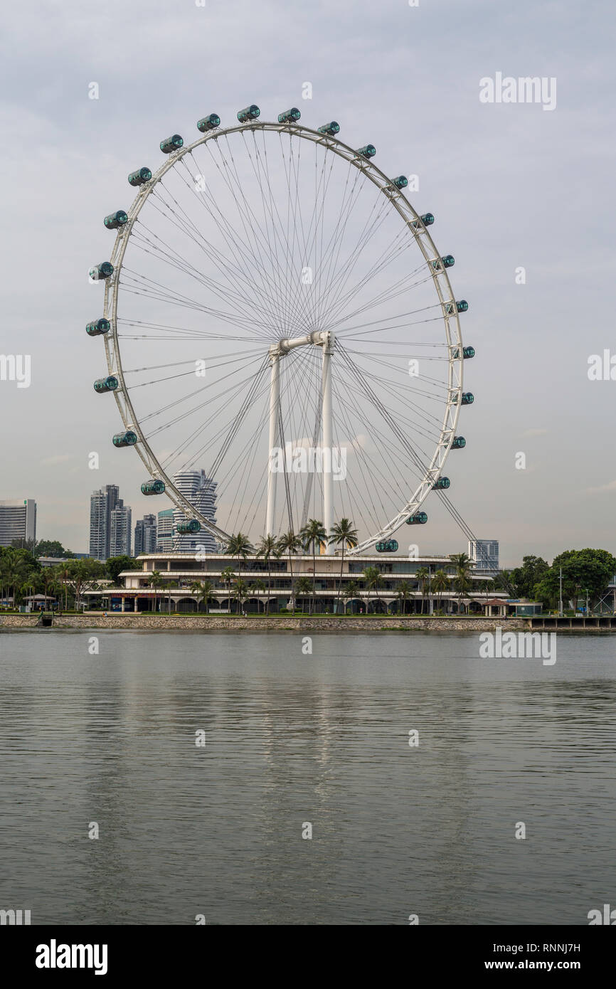 Singapore Flyer Observation Wheel, Singapore. Stock Photo