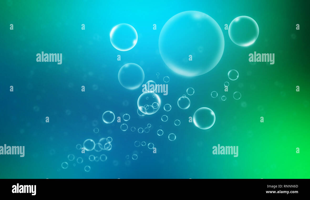 Clean quality water bubble liquid background for modern backgrounds