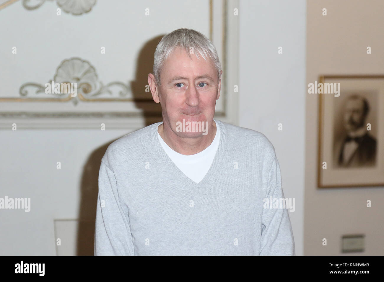 London, UK. 19th Feb, 2019. Nicholas Lyndhurst, Man of La Mancha - Photocall, London Coliseum, London, UK, 19 February 2019, Photo by Richard Goldschmidt Credit: Rich Gold/Alamy Live News Stock Photo