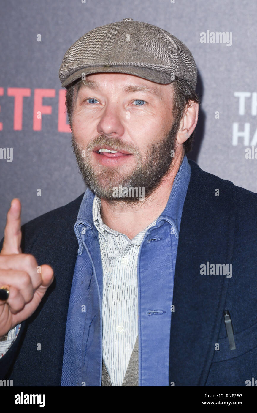 London, UK. 19th Feb, 2019. LONDON, UK. February 19, 2019: Joel Edgerton at the screening of 'The Boy Who Harnessed the Wind' at the Ham Yard Hotel, London. Picture: Steve Vas/Featureflash Credit: Paul Smith/Alamy Live News Stock Photo