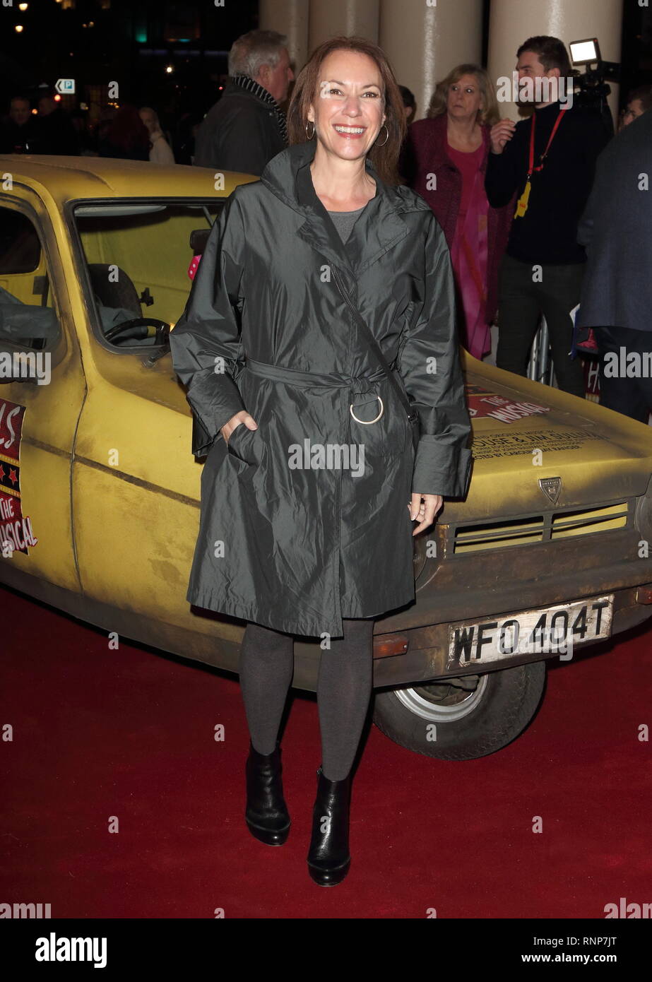 London, UK. 19th Feb, 2019. Tanya Franks seen during the Only Fools and Horses Press night at the Theatre Royal Haymarket in London. Credit: Keith Mayhew/SOPA Images/ZUMA Wire/Alamy Live News Stock Photo