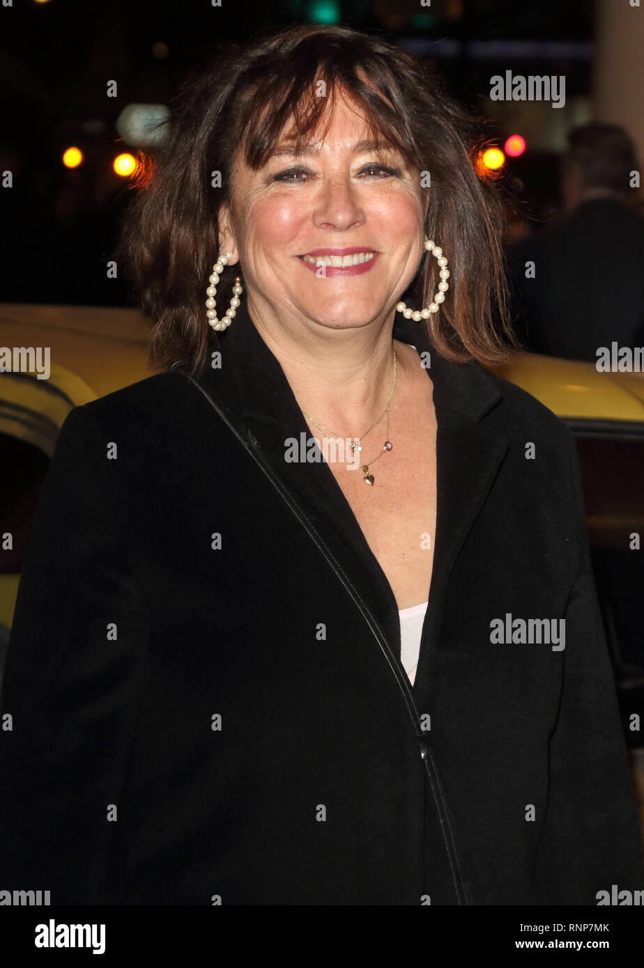 London, UK. 19th Feb, 2019. Arabella Weir seen during the Only Fools and Horses Press night at the Theatre Royal Haymarket in London. Credit: Keith Mayhew/SOPA Images/ZUMA Wire/Alamy Live News Stock Photo