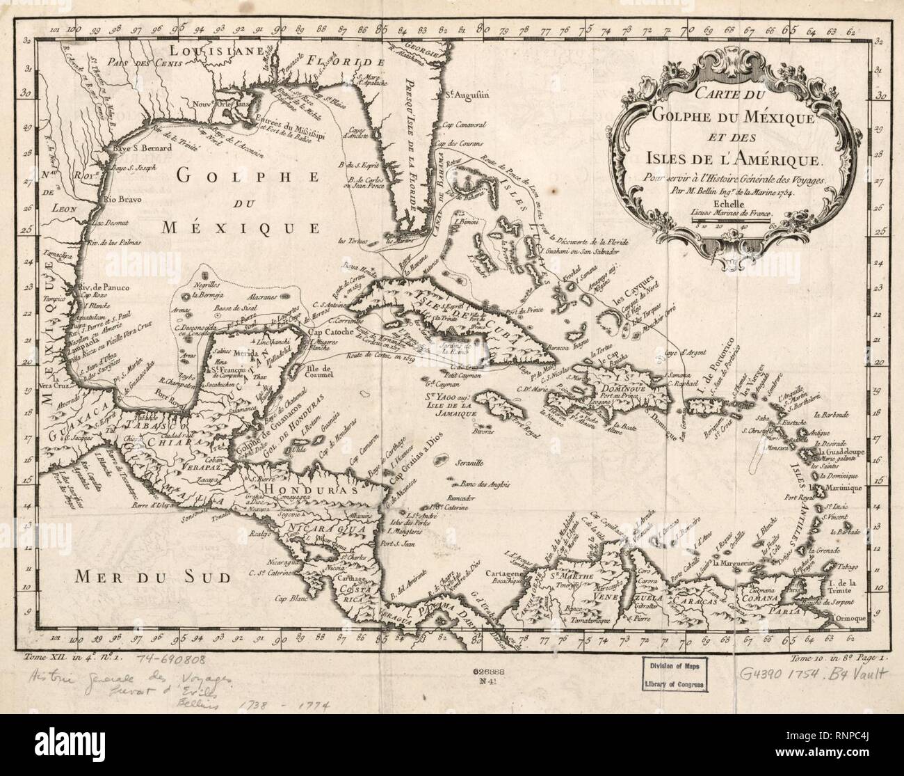 Carte Du Golphe Du Mexique Et Des Isles De L Amerique Pour Servir A L Histoire Generale Des Voyages Stock Photo Alamy Carte Du Golphe Du Mexique Et Des Isles De L Amerique Pour Servir A L Histoire Generale Des Voyages Stock Photo Alamy
