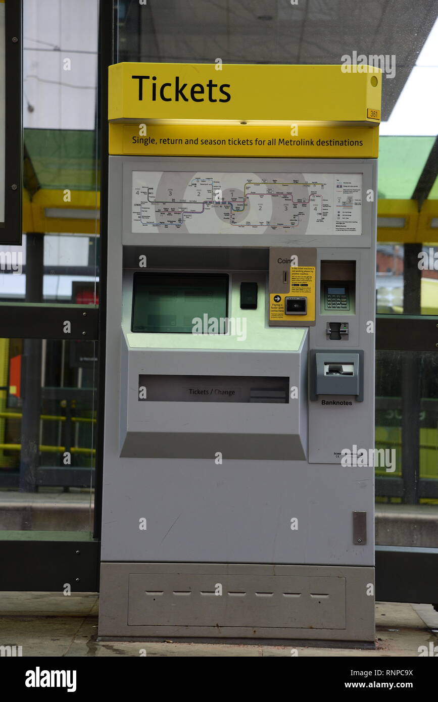 Manchester Metrolink Ticket Machines Hi res Stock Photography And Manchester Metrolink Ticket Machines Hi res Stock Photography And