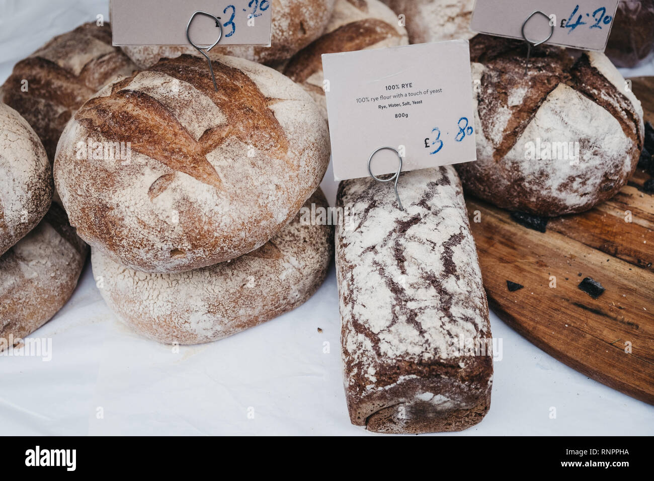 Artisan rye bread hi-res stock photography and images - Alamy