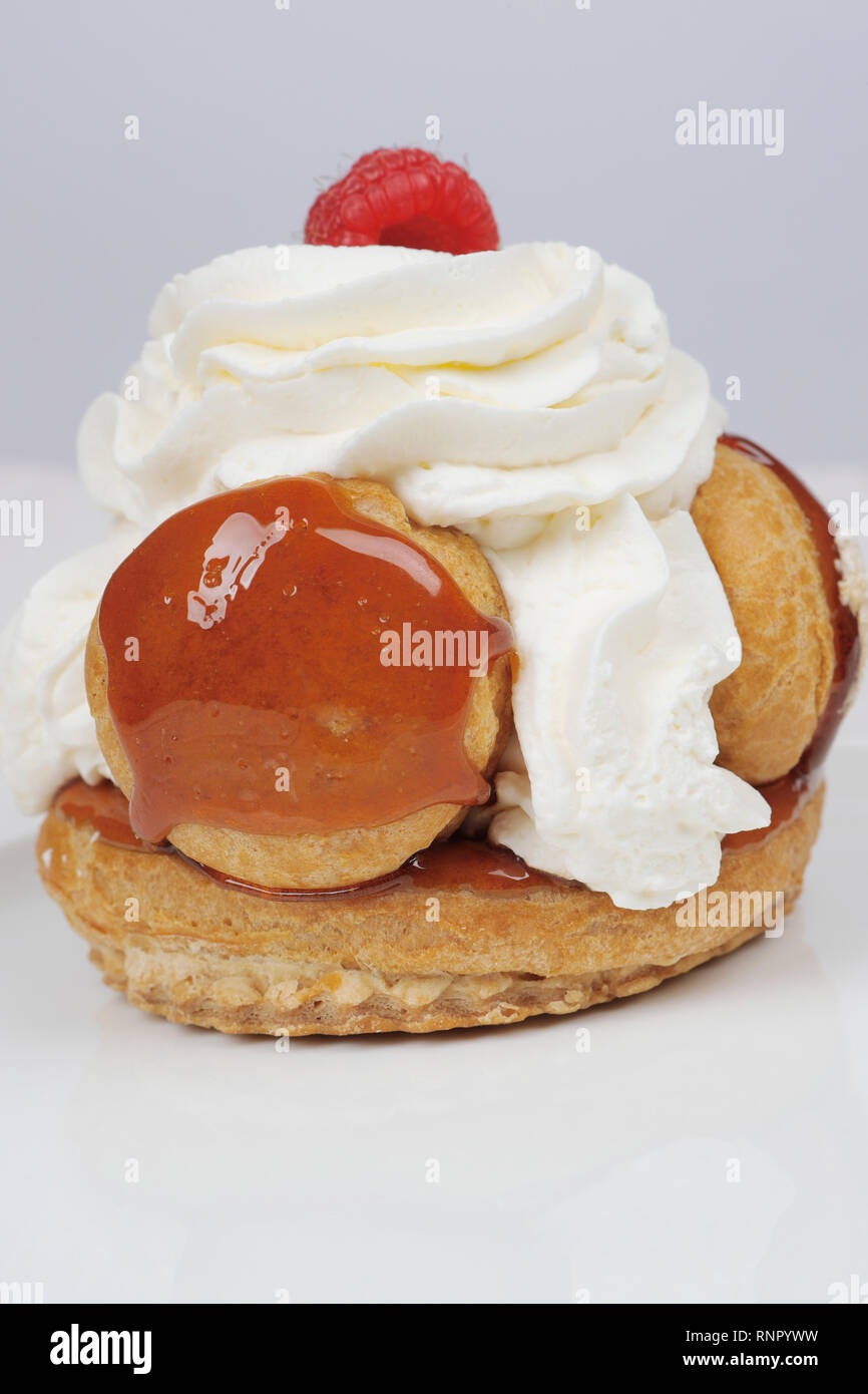 Saint Honore Cake High Resolution Stock Photography And Images Alamy