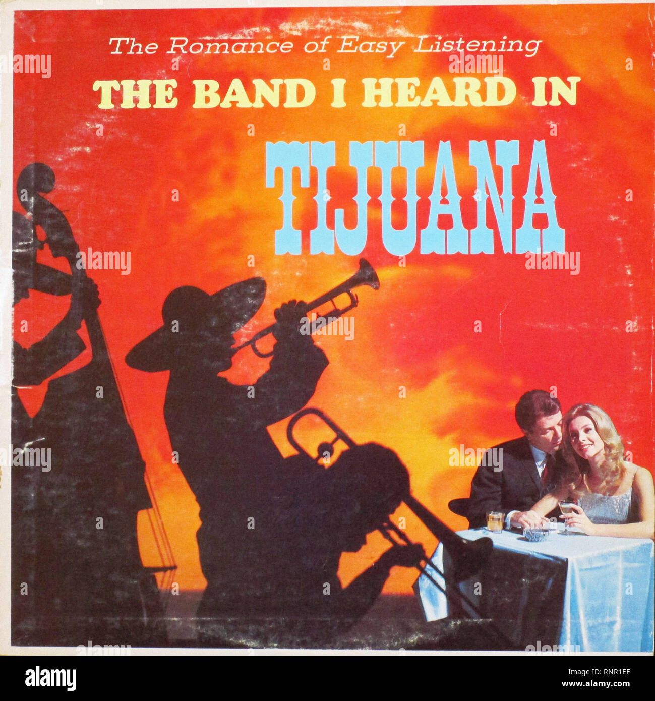 Vintage Vinyl Lp Cover The Band I Heard In Tijuana Los Norte Americanos 1967 Stock Photo
