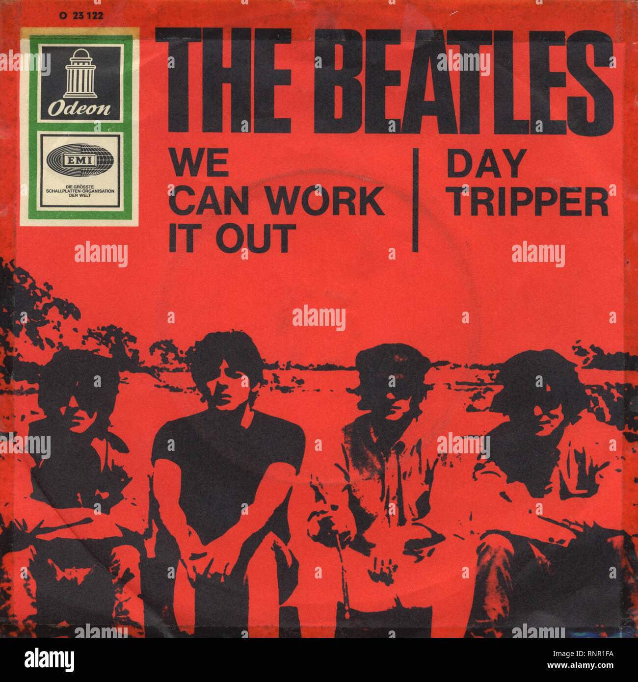 The Beatles - Day Tripper - Vintage Cover Album Stock Photo