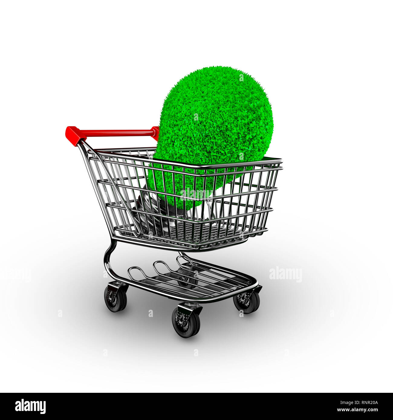 Concept of green energy, ECO and energy saving, light bulb with green ...