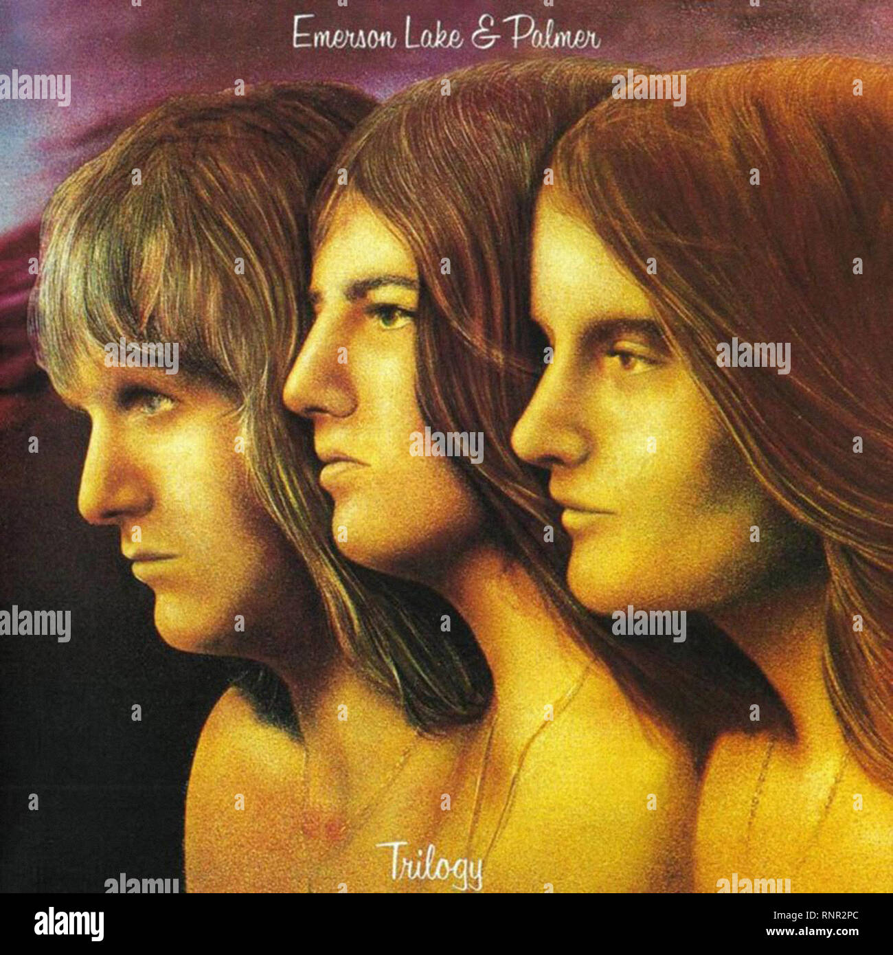 Emerson, Lake and Palmer - Trilogy - Vintage Cover Album Stock Photo - Alamy