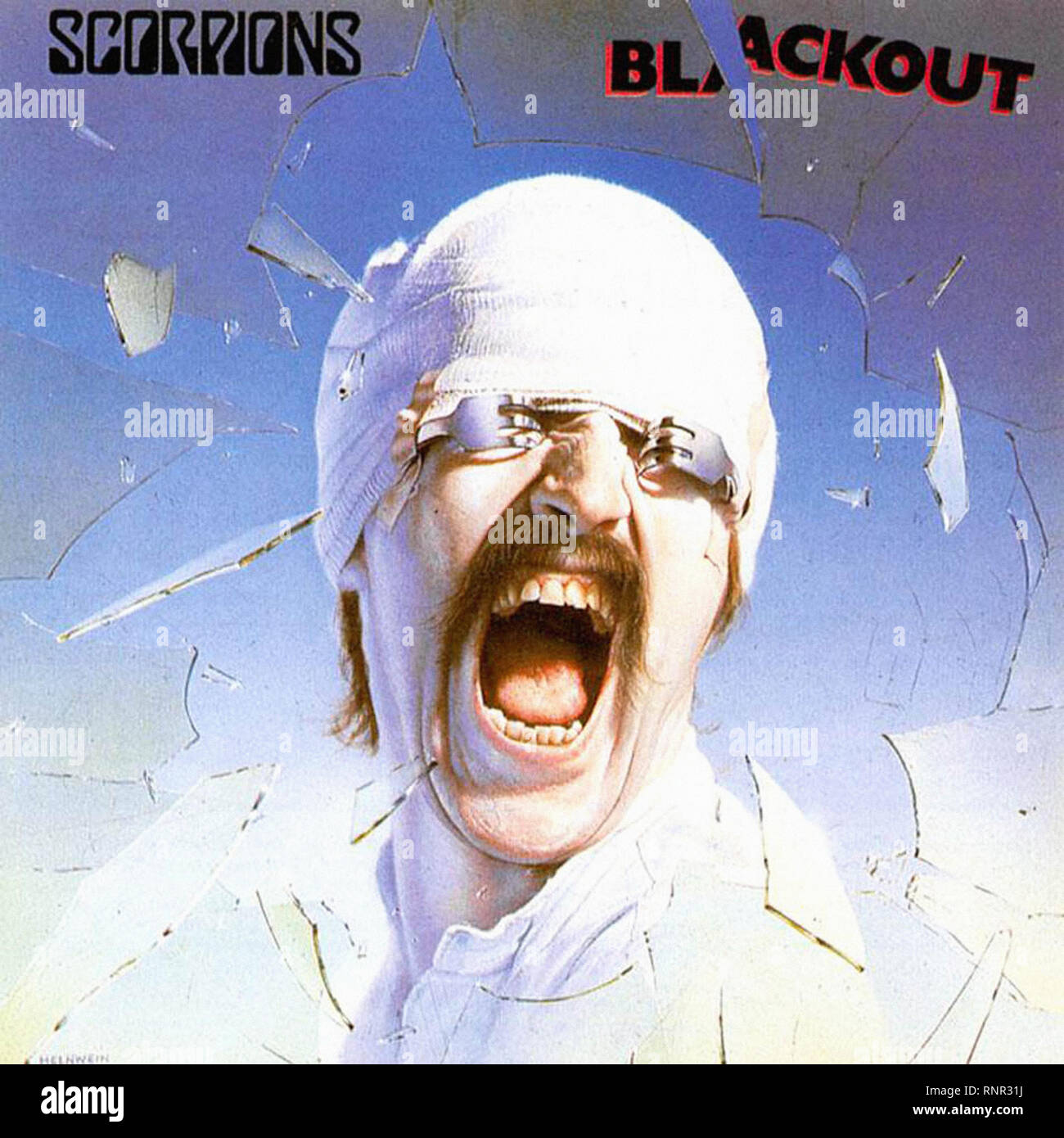 Scorpions - Blackout - Vintage Cover Album Stock Photo - Alamy