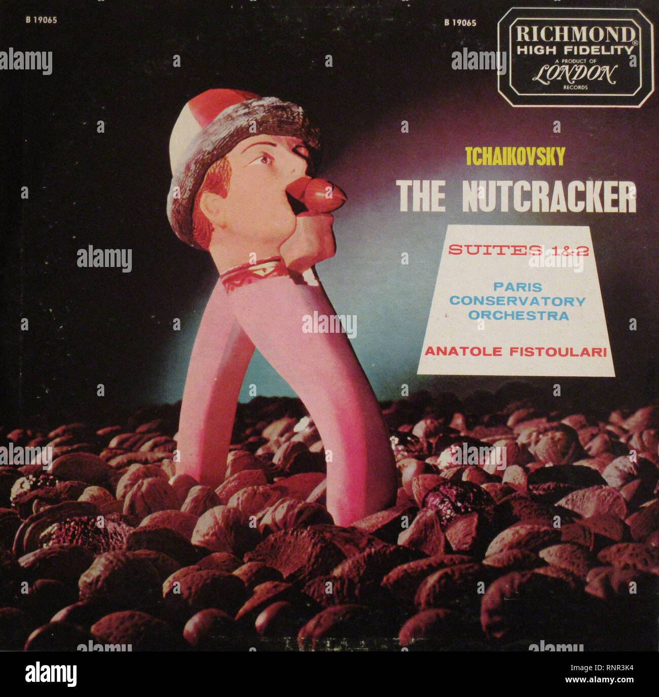 Vintage Christmas Vinyl Lp Cover Tchaikovsky The Nutcracker Suites 1 2