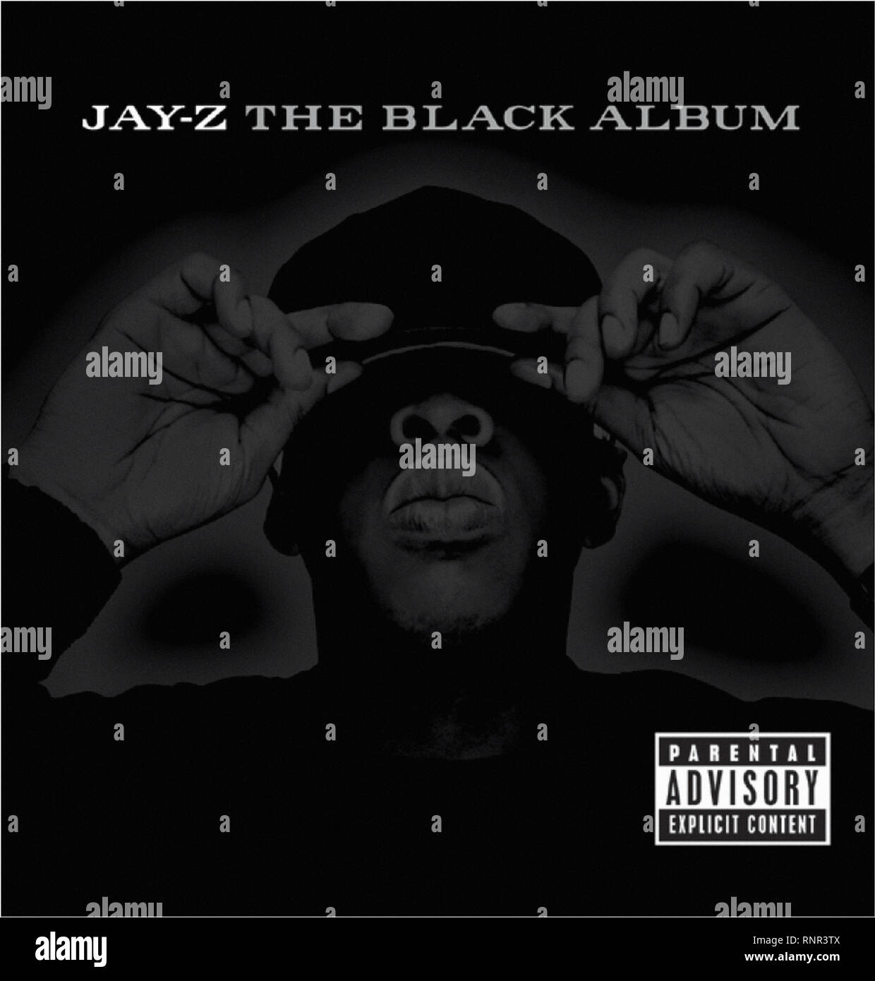 Jay-Z - The Black Album - Vintage Cover Album Stock Photo - Alamy