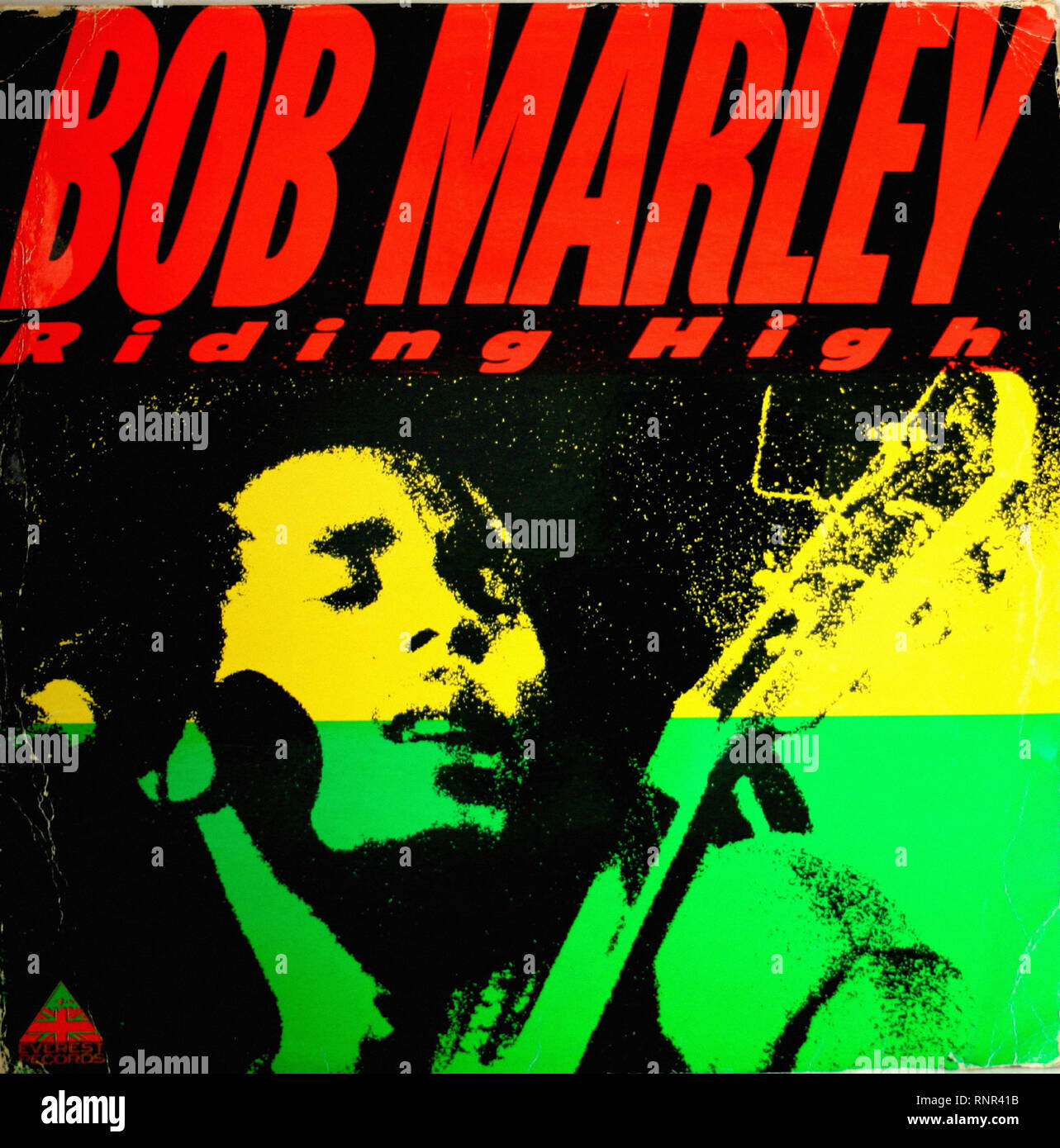 Bob Marley Riding High Vintage Cover Album Stock Photo Alamy