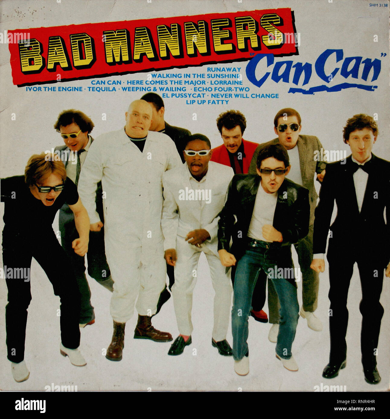 Bad Manners Can Can - Vintage Cover Album Stock Photo - Alamy