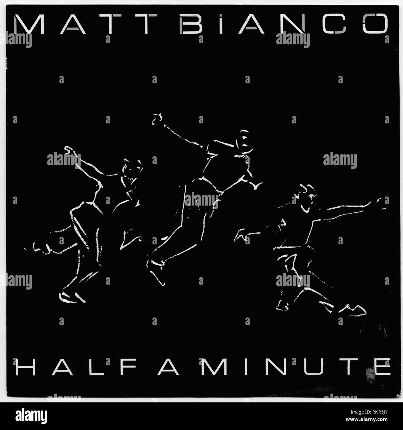 Matt Bianco - Half A Minute - Vintage Cover Album Stock Photo - Alamy