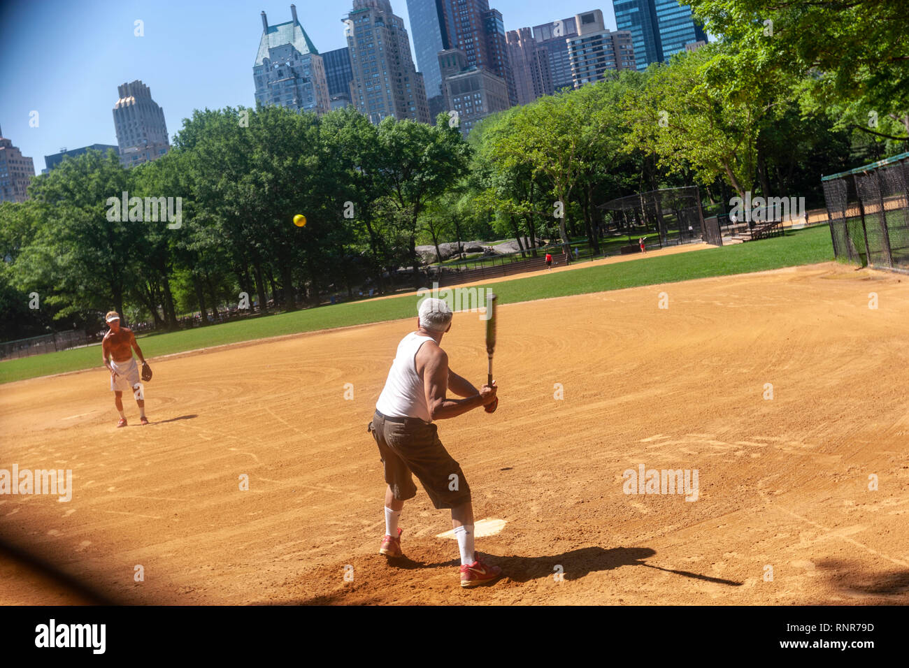 Baseball at central park hires stock photography and images Alamy