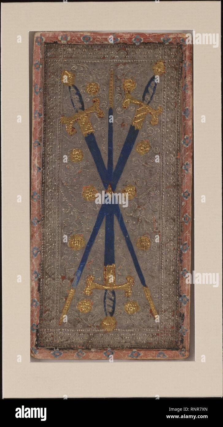 CaryYale Tarot deck Three of Spades Stock Photo Alamy