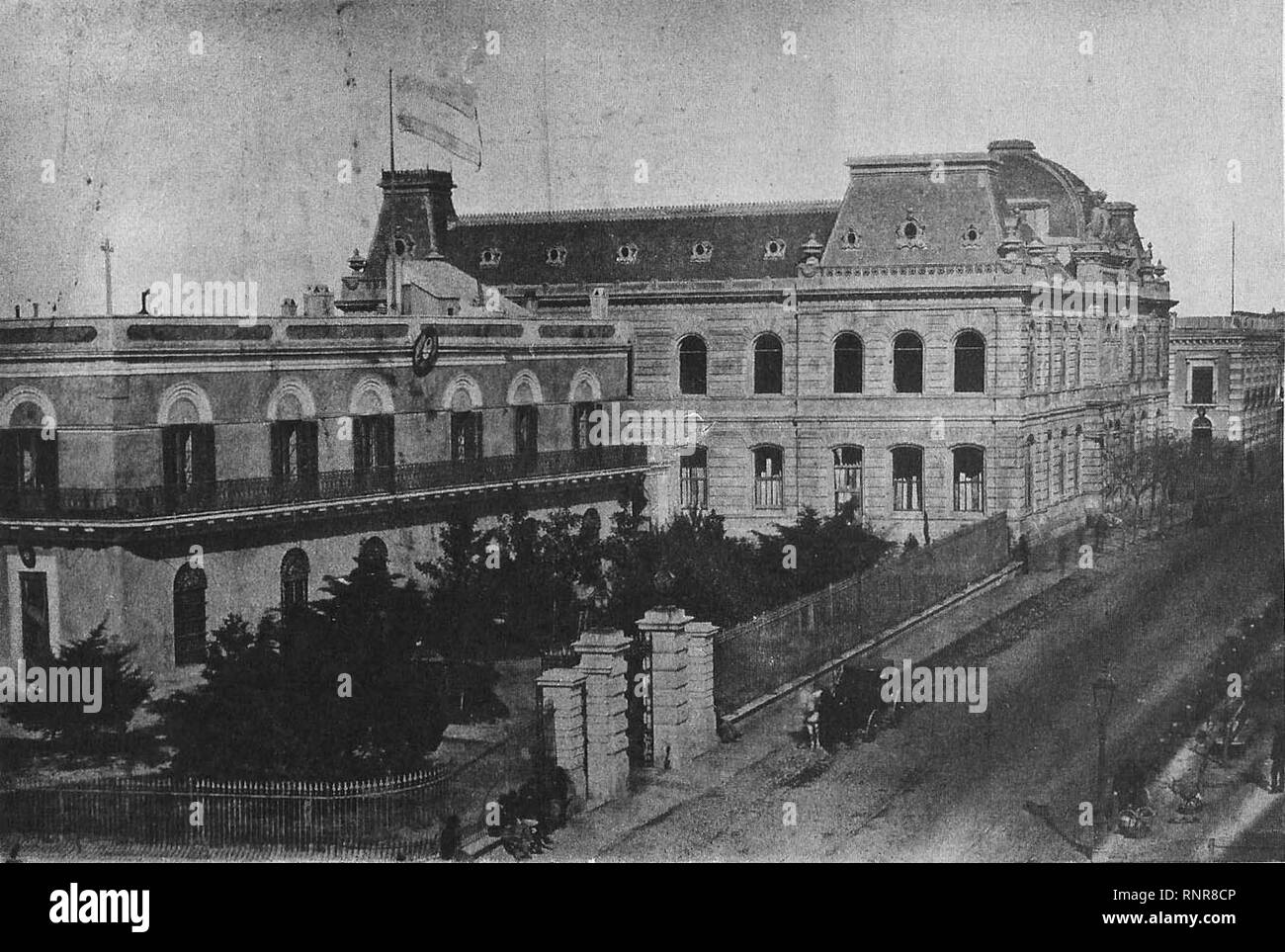 Casa gobierno y palacio correos. Stock Photo