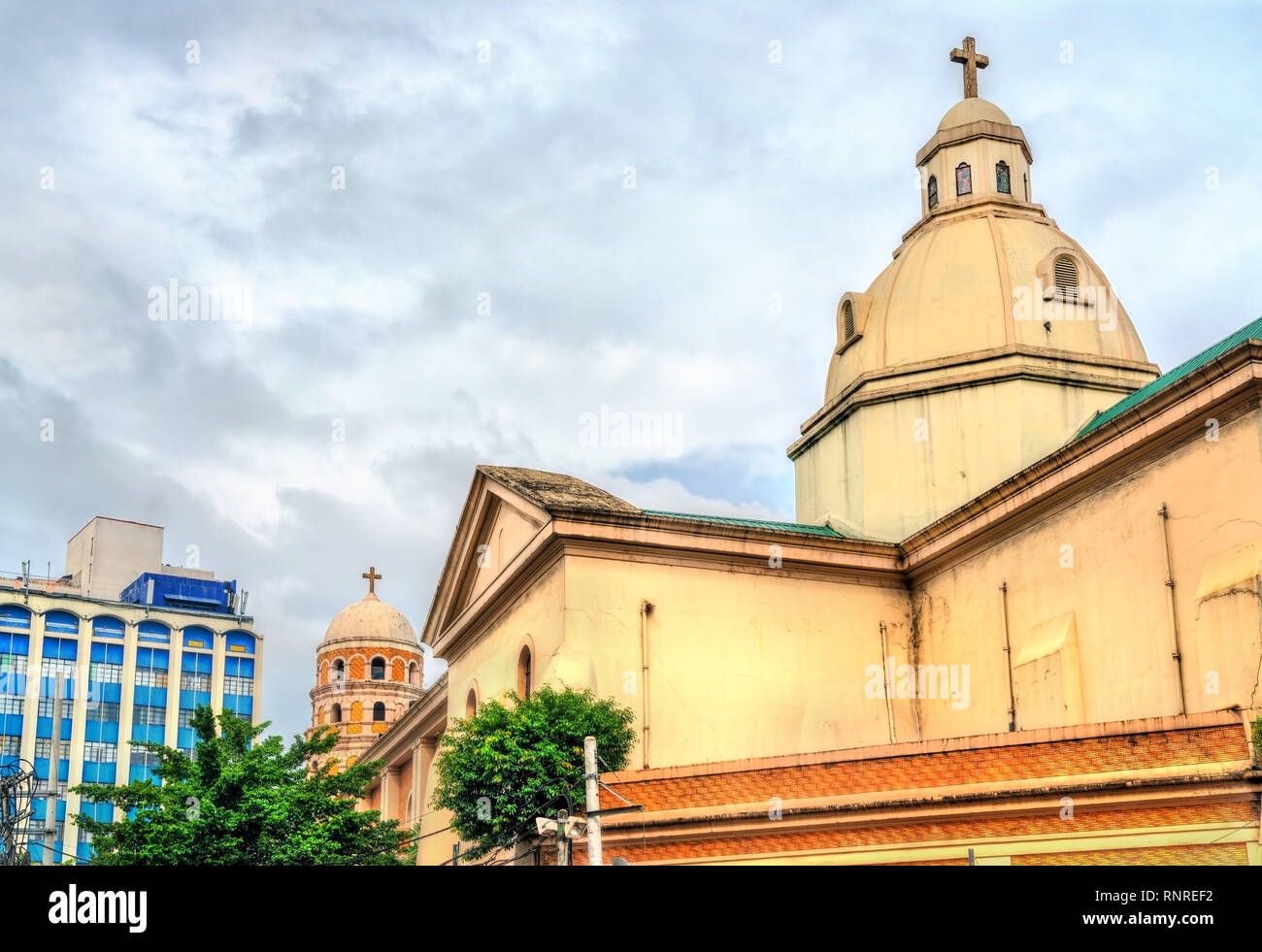 Santa Cruz Church in Manila, the Philippines Stock Photo