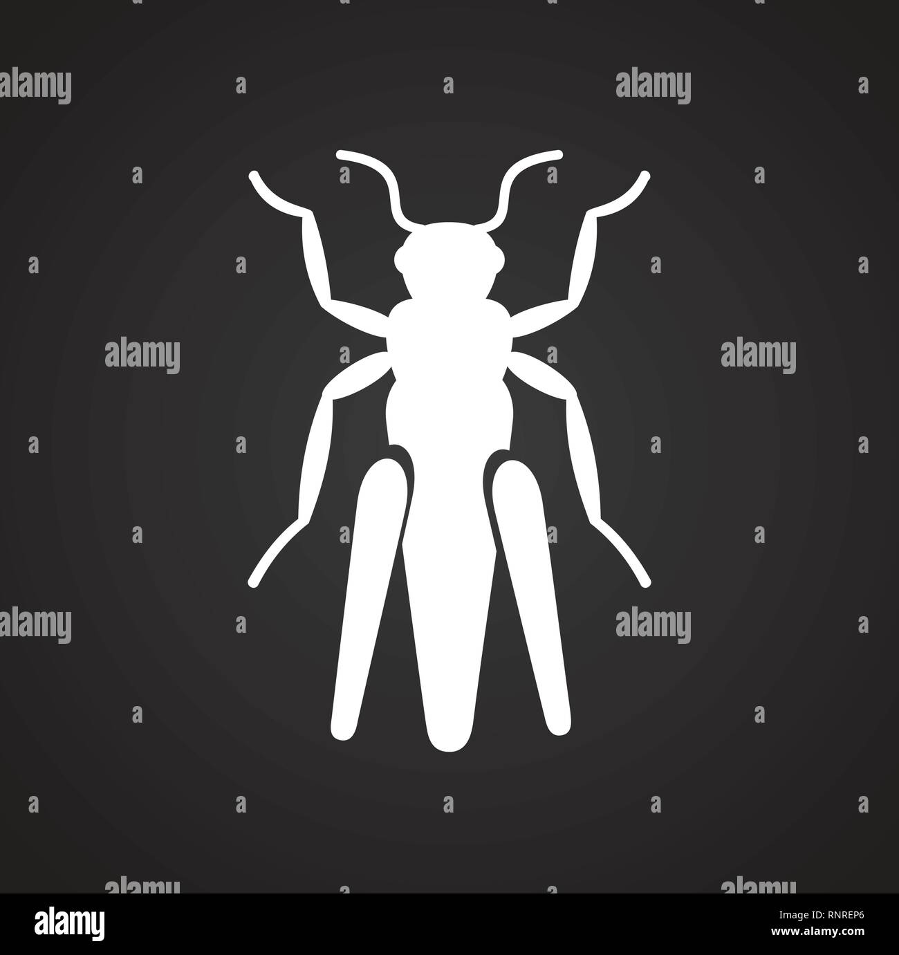 Pest icon on black background for graphic and web design, Modern simple ...