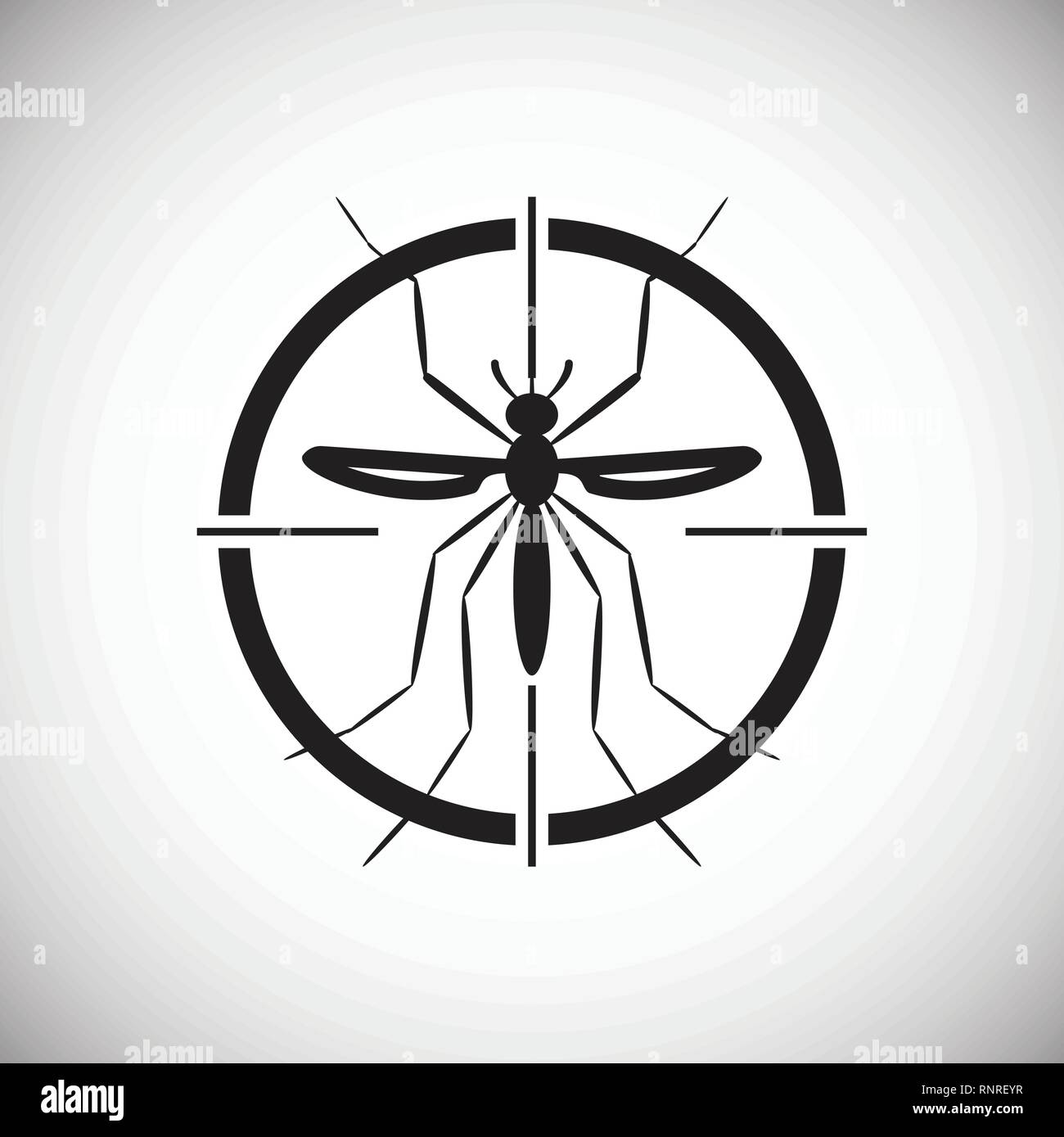 Debugging icon on white background for graphic and web design, Modern ...