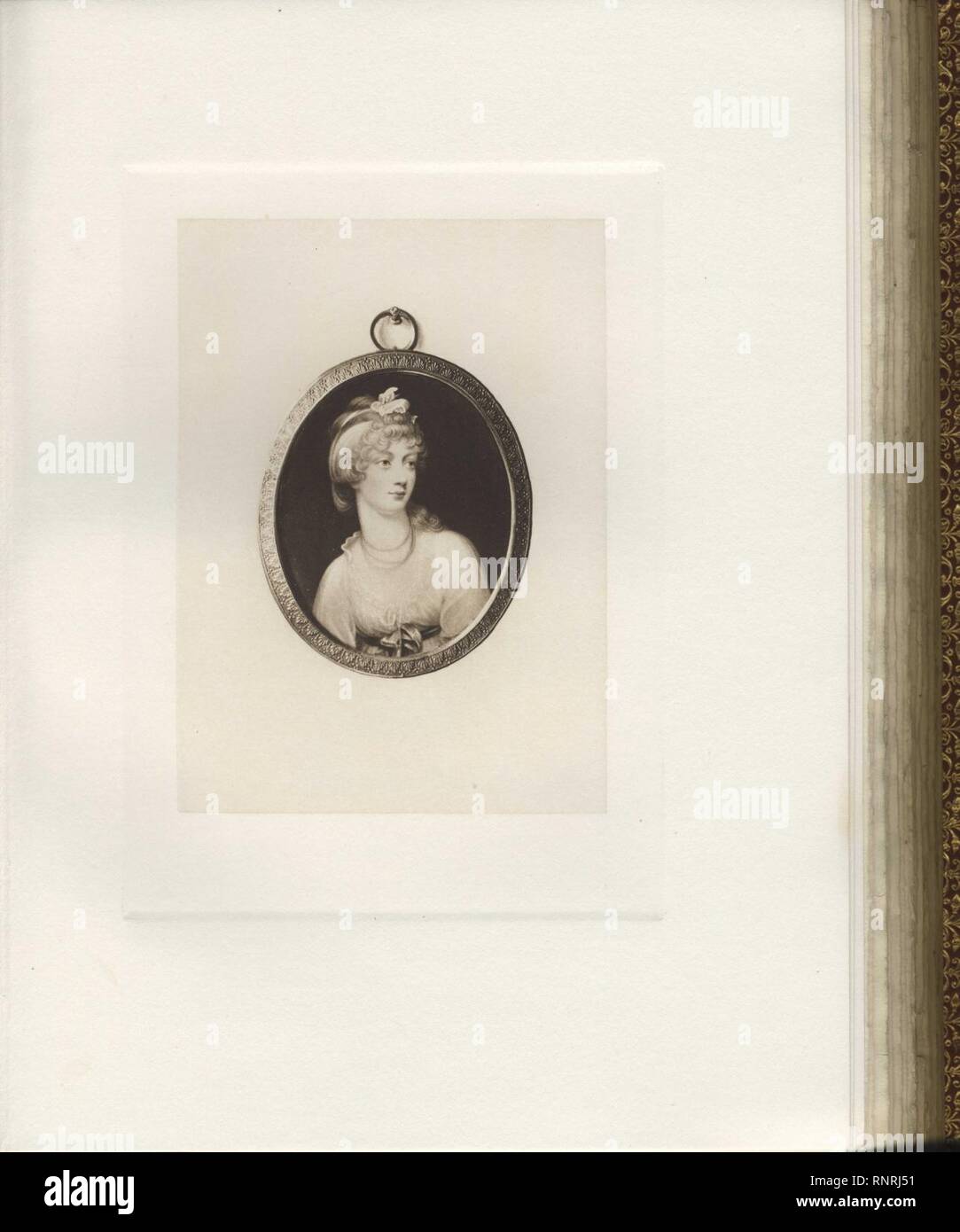 Catalogue of miniatures 1914 No. 38. Stock Photo