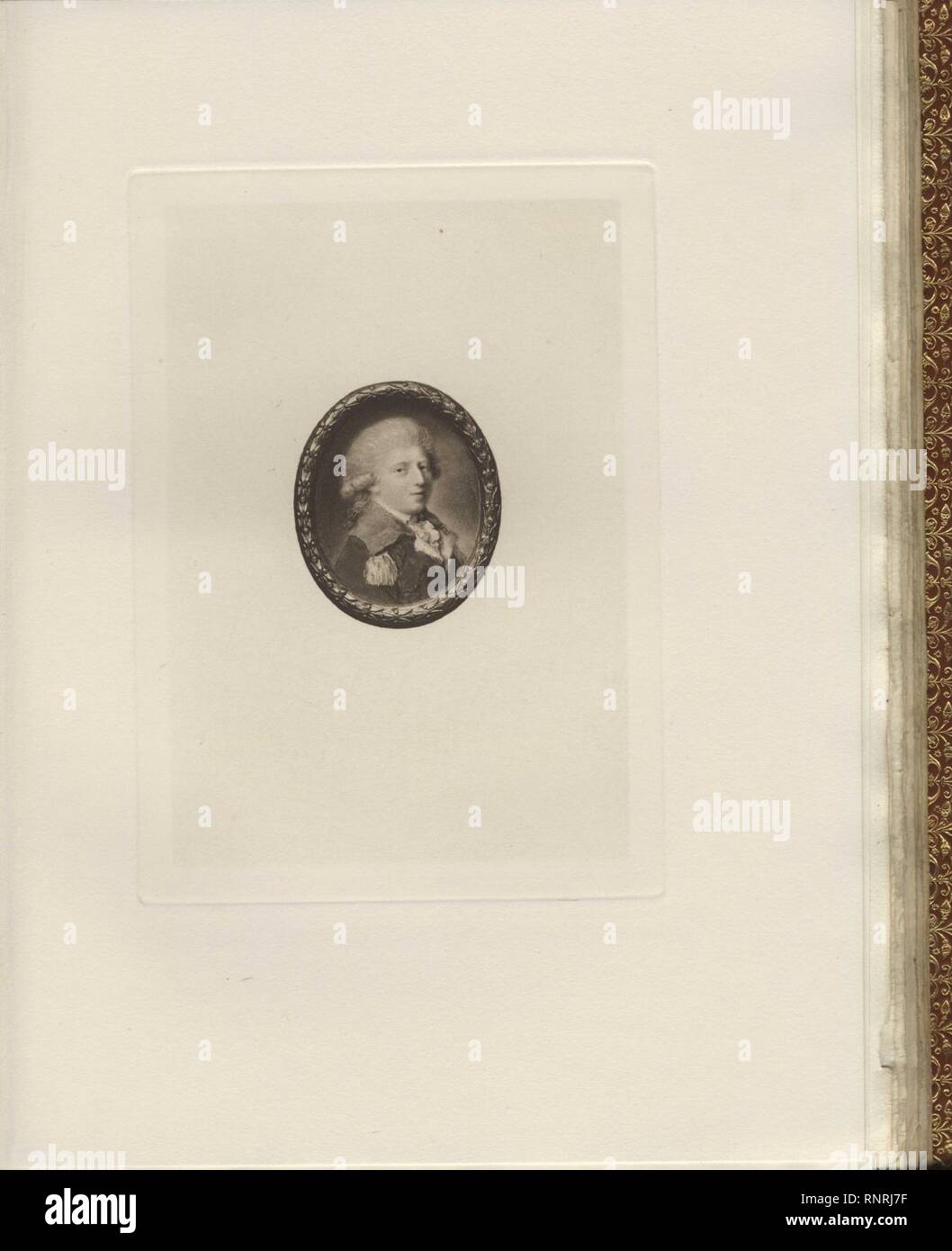 Catalogue of miniatures 1914 No. 62. Stock Photo