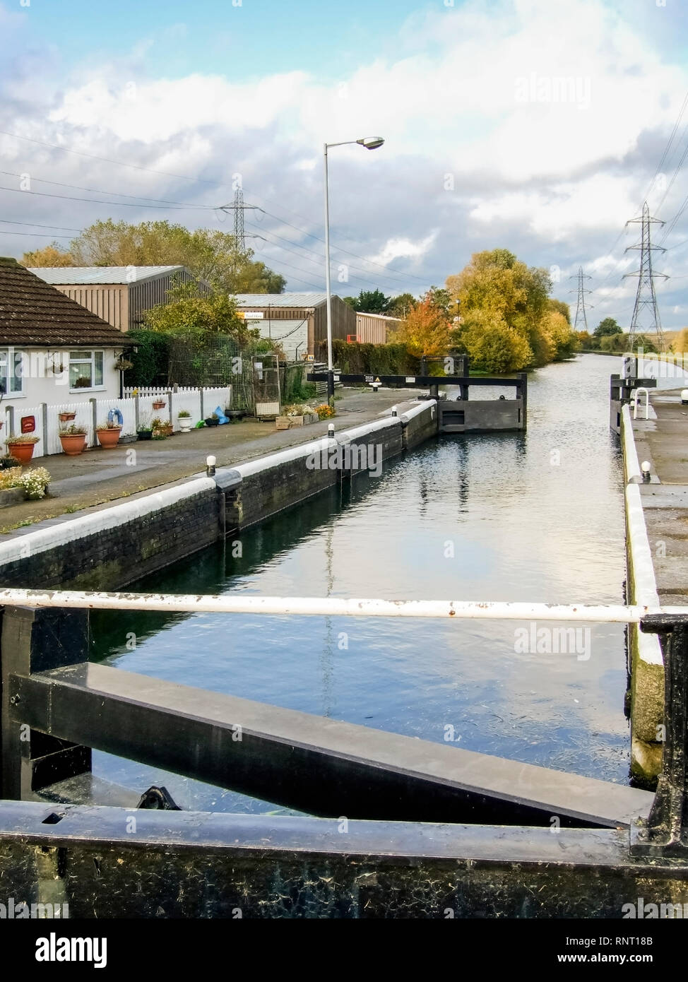Alfie's Lock (or Pickett's Lock) on the River Lee Navigation, Edmonton