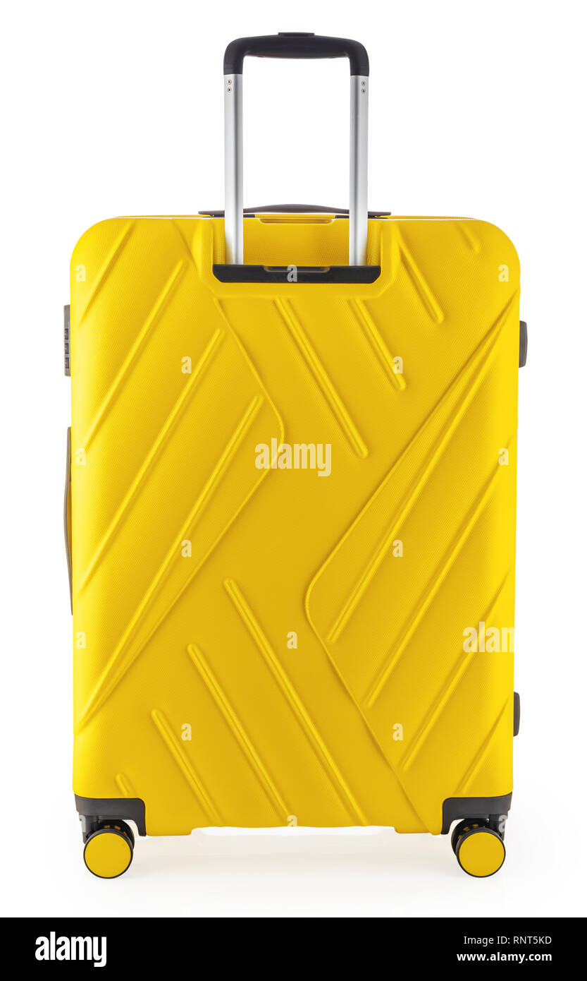 Suitcase isolated with clipping path Stock Photo
