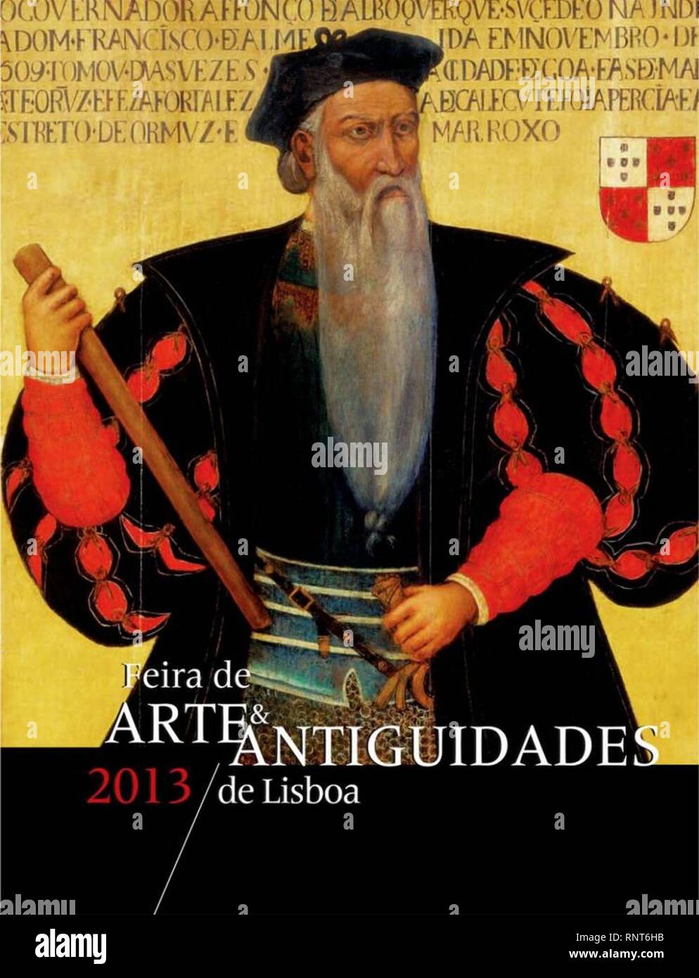 Catálogo da Feira de Arte e Antiguidades - Abril 2013. Stock Photo