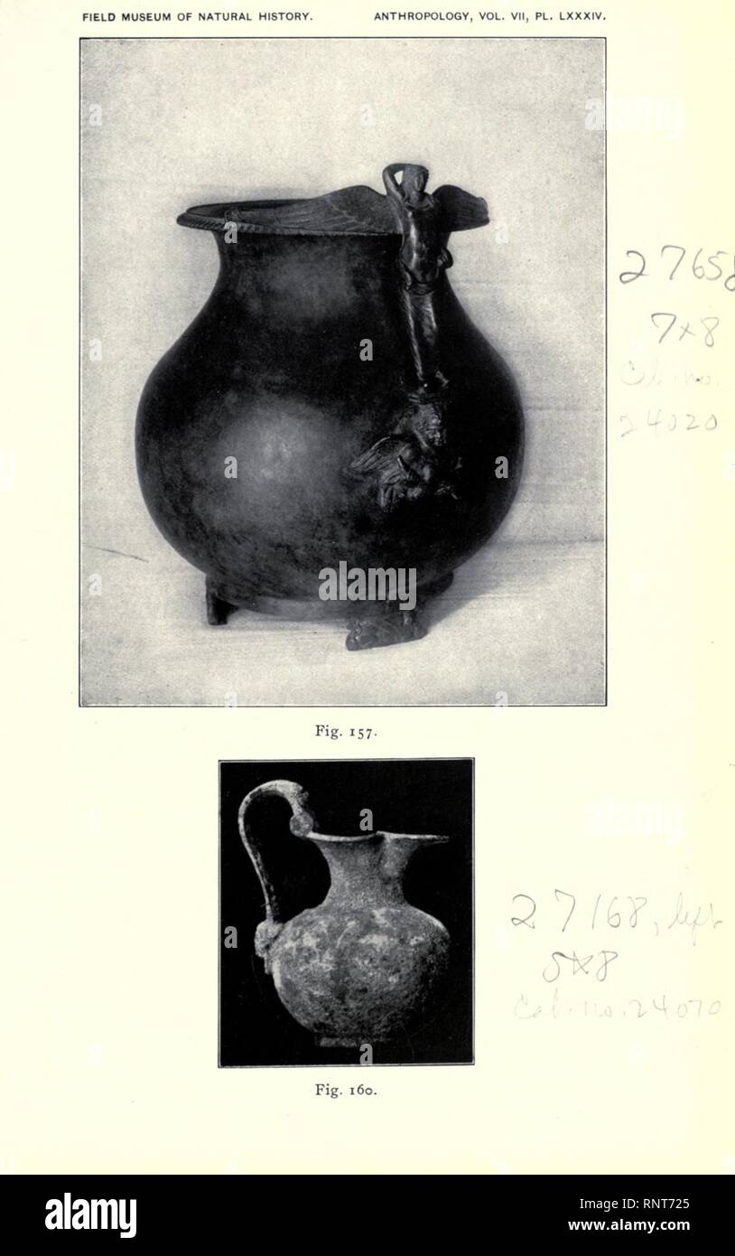 Catalogue of bronzes, etc., in Field Museum of Natural History Stock