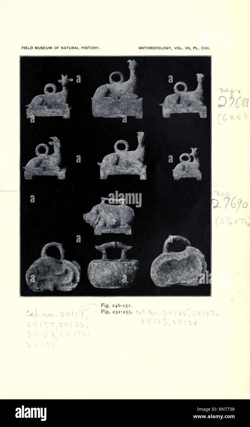 Catalogue of bronzes, etc., in Field Museum of Natural History Stock