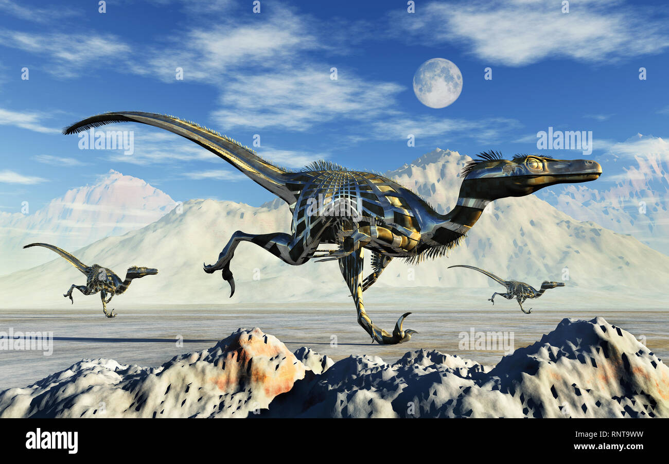 Velociraptors hi-res stock photography and images - Alamy